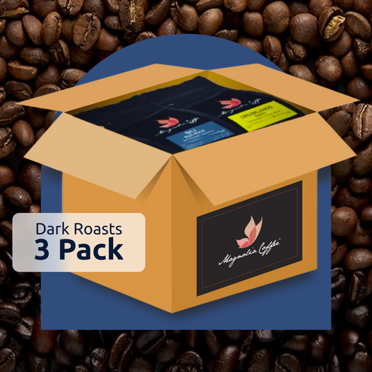 3 pack DARKER Roast Coffee Box - SPECIAL PRICE & FREE SHIPPING!