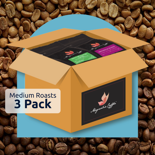 3 Pack Medium Roast Coffee Box -  SPECIAL PRICE & FREE SHIPPING