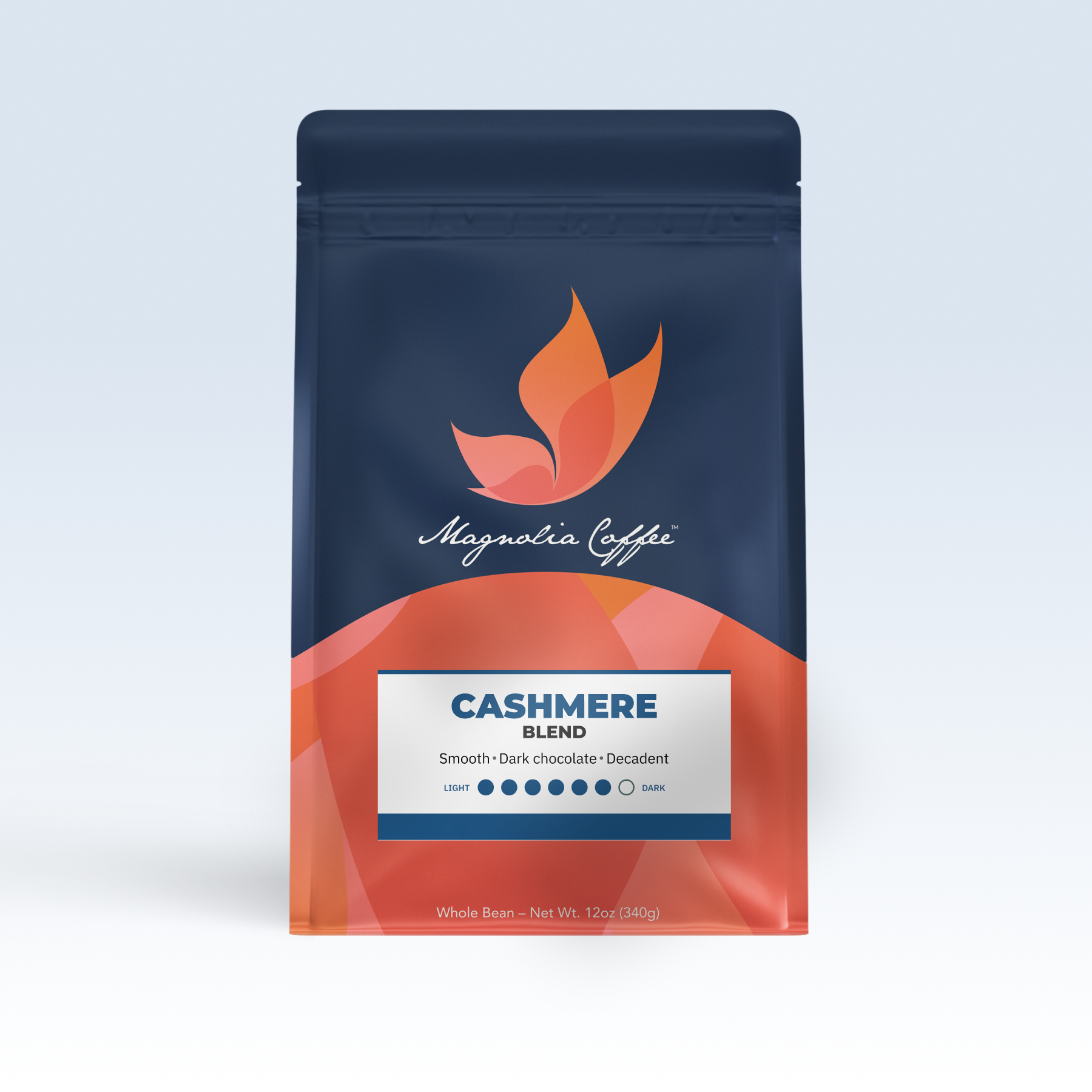 Cashmere Blend coffee bag from Magnolia Coffee Co.