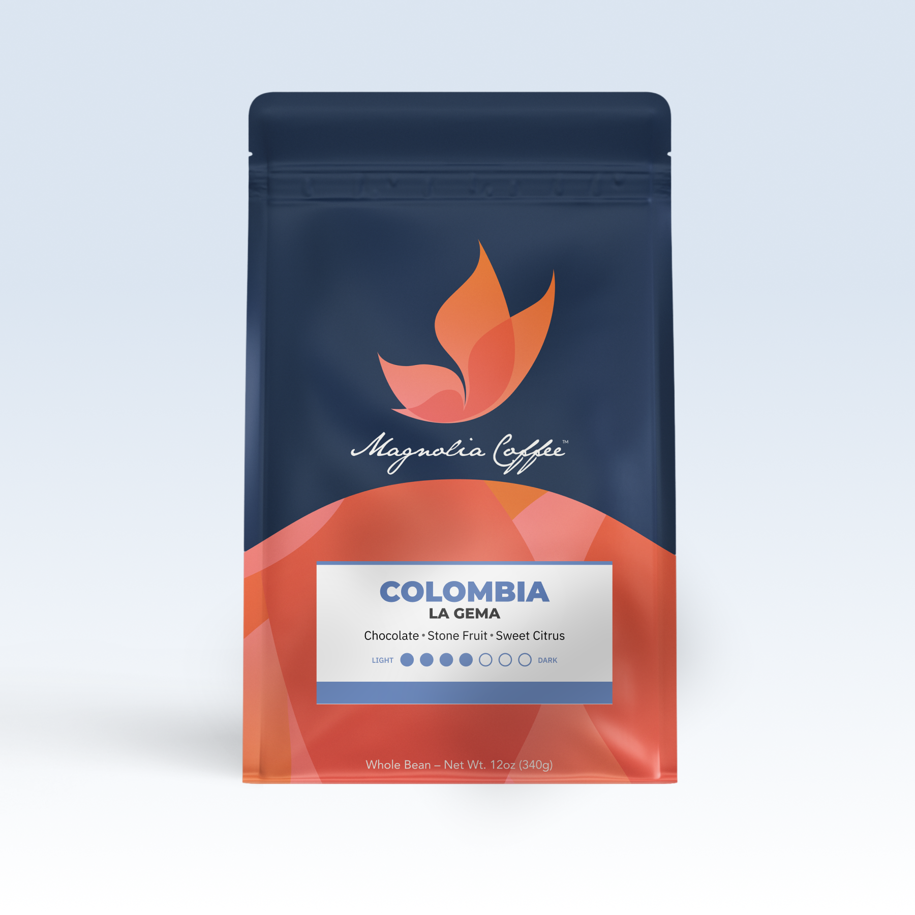 Colombia La Gema coffee bag from Magnolia Coffee Co.