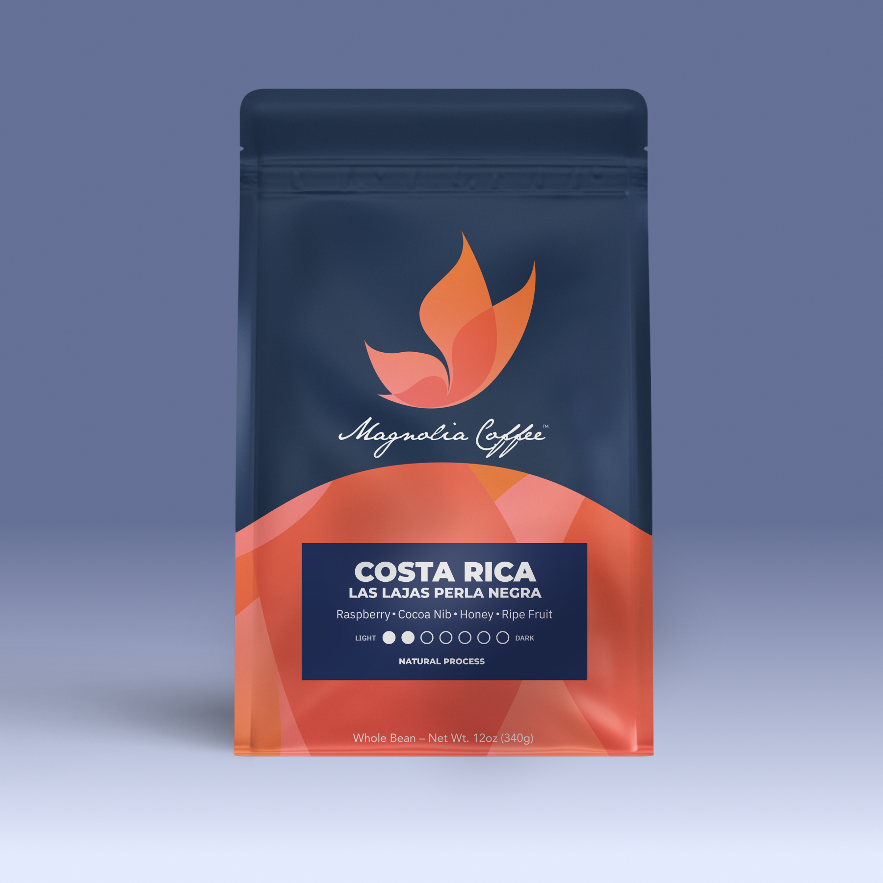 Costa Rica Las Lajas Perla Negra coffee bag from Magnolia Coffee Co.