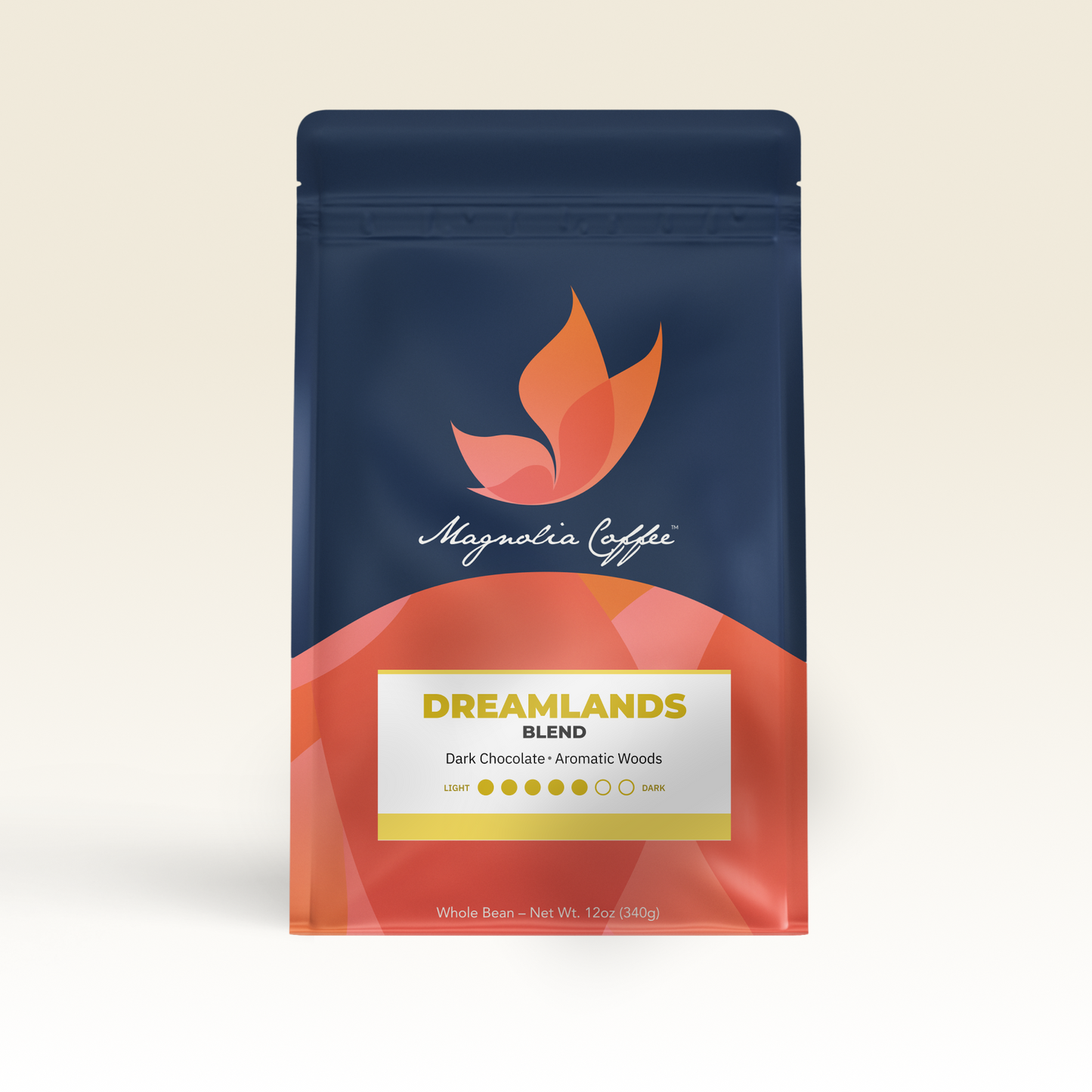 Dreamlands Blend coffee bag from Magnolia Coffee Co.