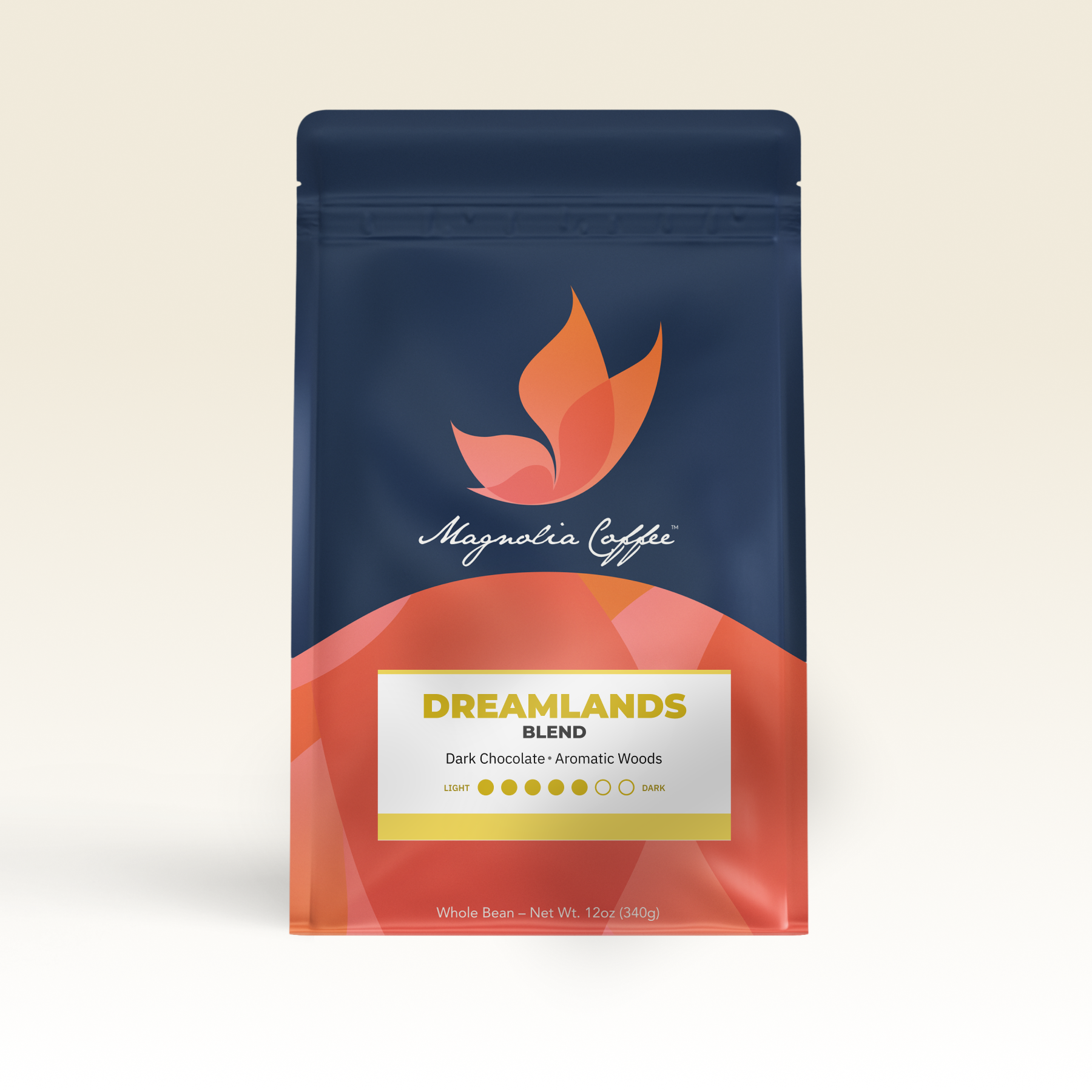 Dreamlands Blend coffee bag from Magnolia Coffee Co.