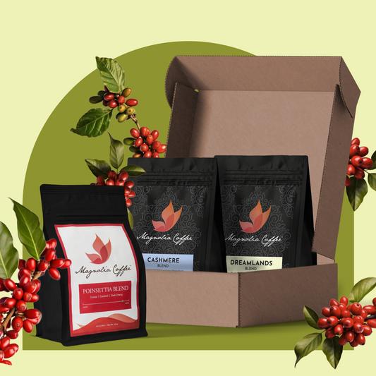 3 pack DARKER Roast HOLIDAY Coffee Box - SPECIAL PRICE & FREE SHIPPING!