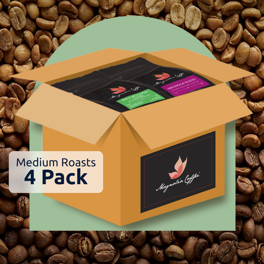 4 Pack Medium Roast WINTER Coffee Box - SPECIAL PRICE & FREE SHIPPING