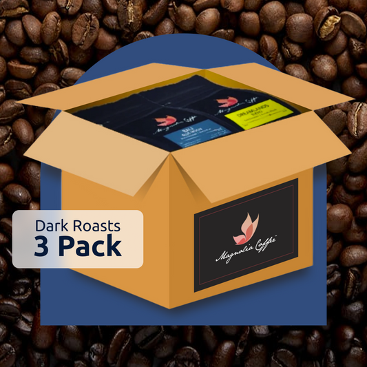 3 pack DARKER Roast WINTER Coffee Box - SPECIAL PRICE & FREE SHIPPING!