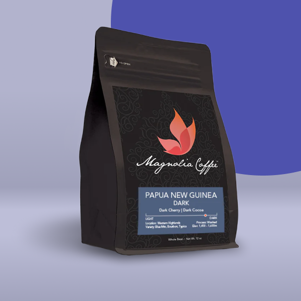 Papua New Guinea Dark | Full Bodied Dark Roast | Magnolia Coffee